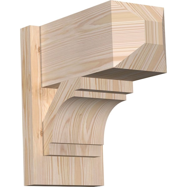 Ekena Millwork Merced Craftsman Smooth Outlooker, Douglas Fir, 7 1/2"W x 14"D x 14"H OUT08X14X14MRC04SDF - main